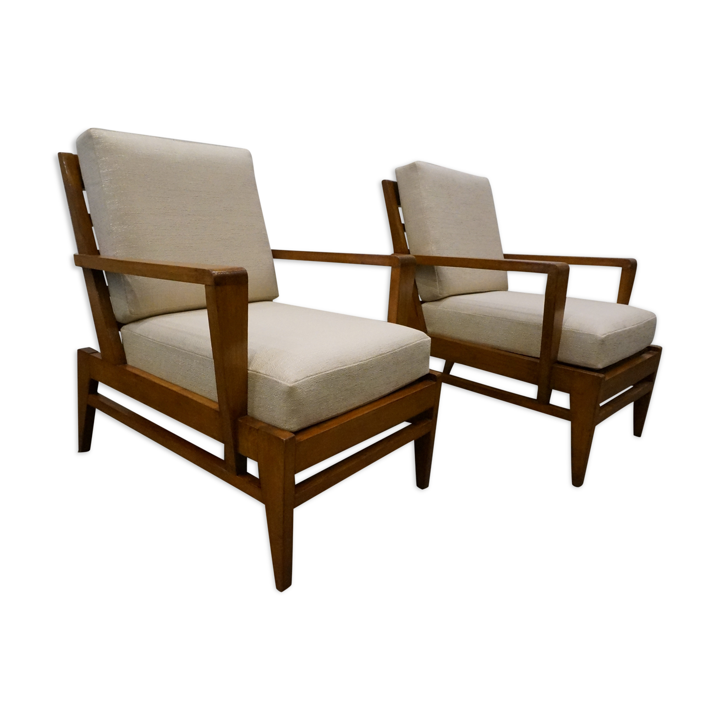 Pair of armchairs by René Gabriel