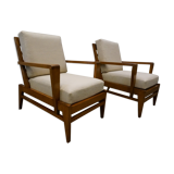 Pair of armchairs by René Gabriel