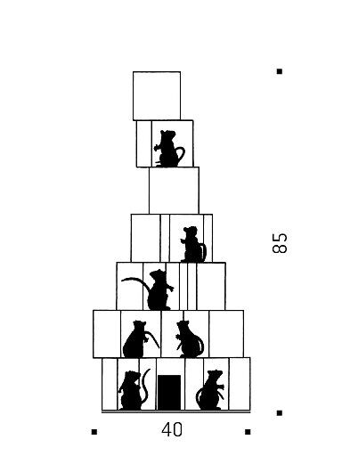 "Seven Rats" lamp by Ingo Maurer 2007