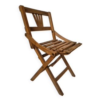 Children's wooden folding chair