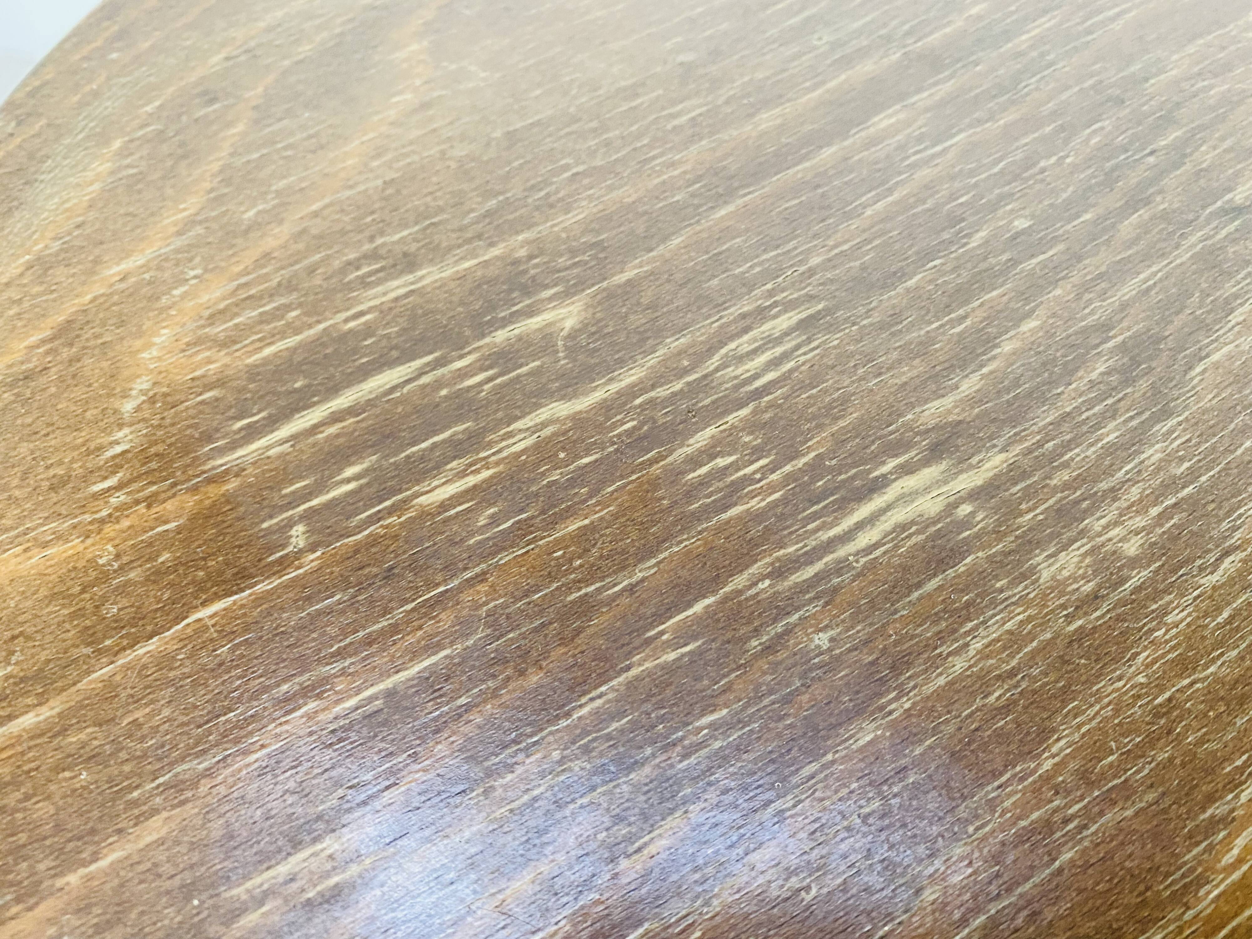 4 bar stools Baumann wood 60s bistro