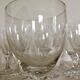 Set of crystal glasses from the 60s