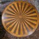 Bouillotte table in marquetry, signed Pagny Fils, Paris, early 20th century