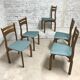 Set de chaises chiliennes en bois de rose, 1912