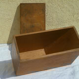 card box, old wooden