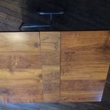 Table formica à rabats pliante