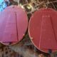 Lot 2 oval frames style art deco vintage