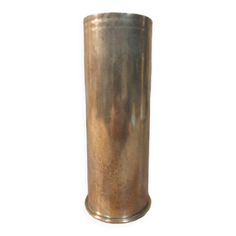 Vase brutaliste en cuivre