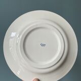 Two antique plates in Gien porcelain France
