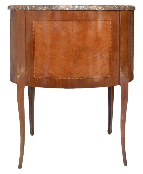 Petite commode de forme rognon de style Transition