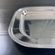 Silver-plated metal dish