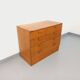 Vintage pine chest of drawers from the 1970s.