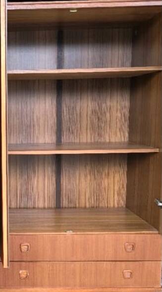 Vintage Scandinavian teak wardrobe