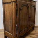 Small narrow walnut sideboard from the 19th century
