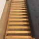 Vintage oak convertible bench by Alain Gaubert