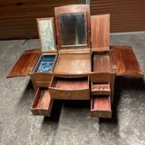 Coiffeuse en bois merisier