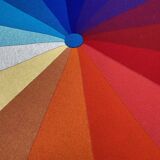 Multicolored circular bench - La Cividina