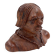 Buste africain de Joseph Bansimba sculpté en wengé - XXe siècle