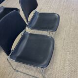Set of 4 matrix chairs by tolleson for krueger 70s usa