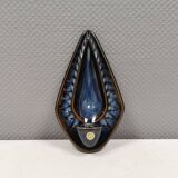 Søholm wall candlestick made of ceramic and in blue colors/shades 1960s