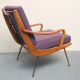 Fauteuil violet 1950