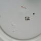 Set de 2 assiettes décor fleurs et abeilles, fin XIXème