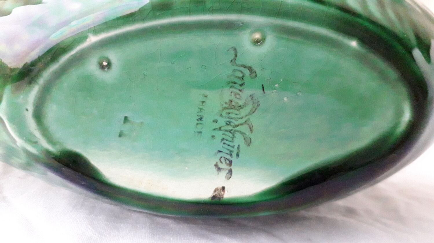 Saucière verte Sarreguemines