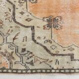 5x9 Peach Orange Antique Vintage Rug 166x263Cm SK 24342