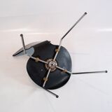 A set of 6 black Munkegaard designed by Arne Jacobsen in 1955.