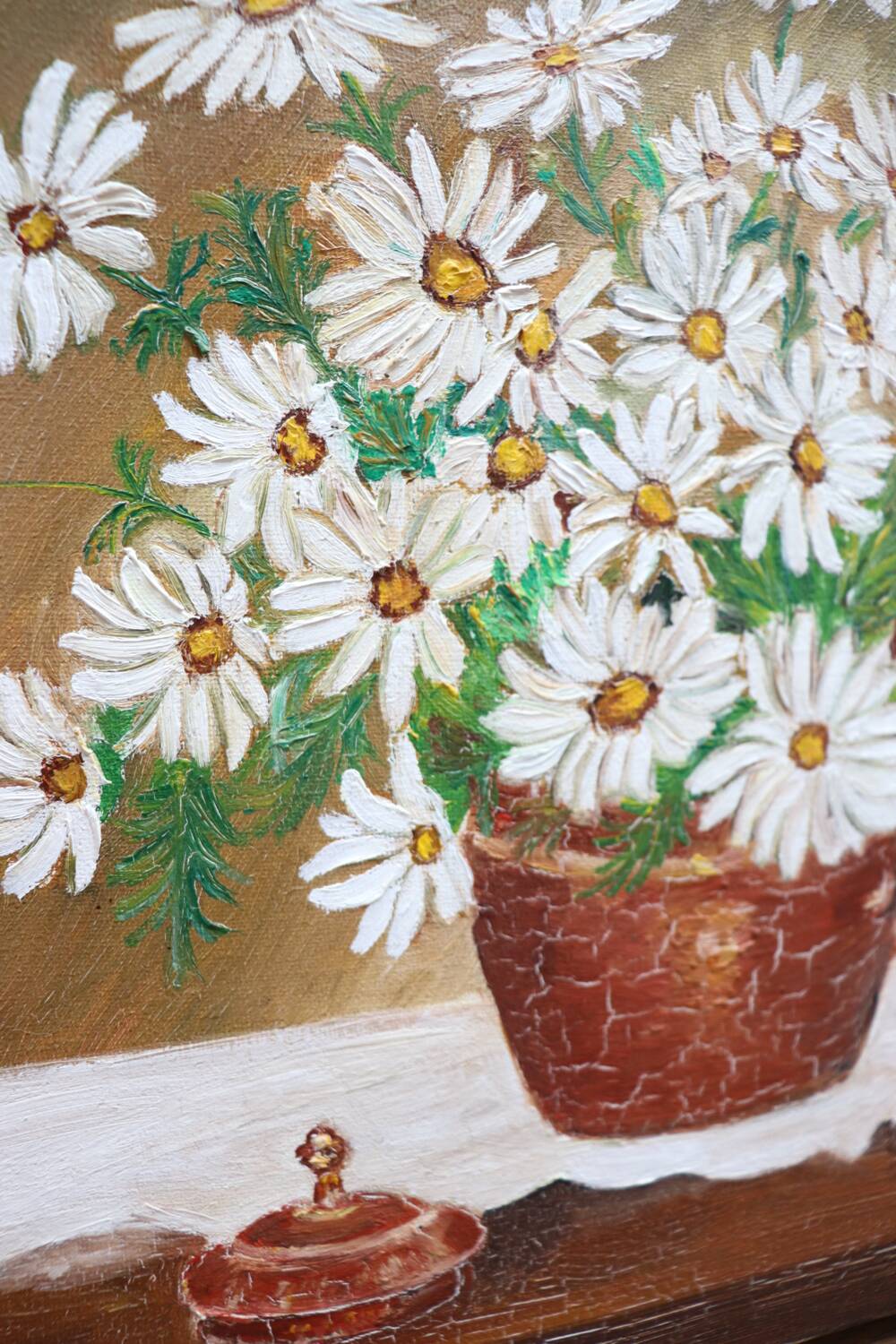 Peinture florale ancienne