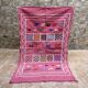 Handmade Moroccan wool rug: Berber Azilal style, geometric pattern.