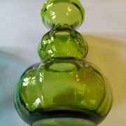 Pair of antique art deco glass vases