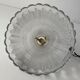 Vintage prismatic glass pendant lamp