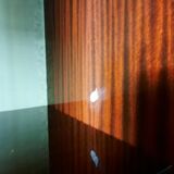 Wardrobe, 1950s bookcase, brass print / tips.
