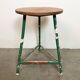 Green Industrial Workshop Stool, 1960s