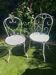Chaises en fer forgé 1950