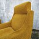 Fauteuils en velours moutarde, 1960