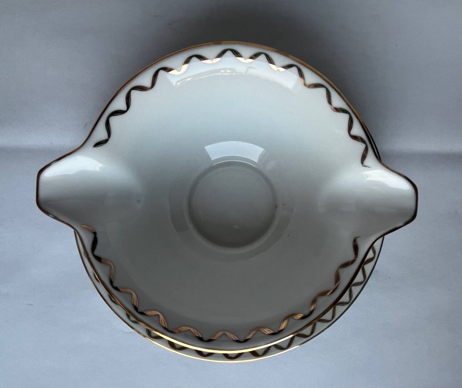 White porcelain gravy boat