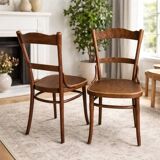 Rare set of Thonet-Mundus antique chairs, circa 1920 – elegance of Viennese Secession in bent wood.