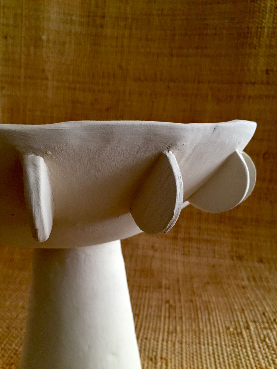 Handmade ceramic cut