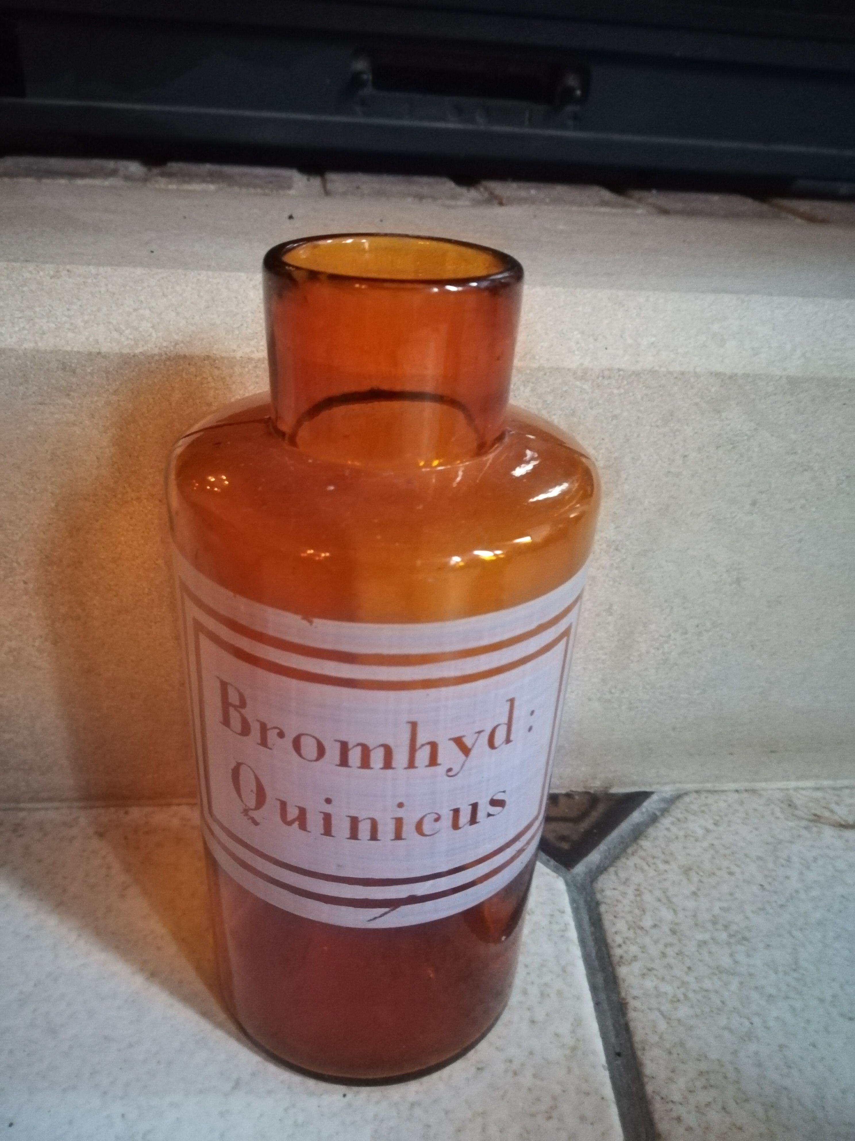 Trio pharmacy bottles