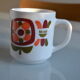 Pitcher and 2 mugs vintage Mobil years 70 Arcopal