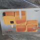 Set de cendriers et briquet Quadro Set Consul années 70