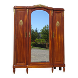 Louis XVI style mahogany cabinet