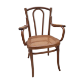 Fauteuil nr11 en bois courbé signé Thonet