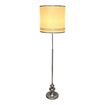 Lampadaire en métal chromé, années 70