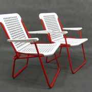 2 Italian folding chairs from Grand Soleil, 1980s