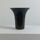 Vase en céramique signé d'artiste vintage du milieu du siècle