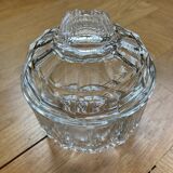 Sucrier en verre moulé