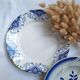 Shallow dish Badonviller and Creil and Montereau blue